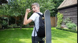 HOW TO STRAP YOUR SKATEBOARD TO YOUR RUCKSACK *2020* (Updated!)