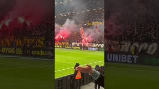 Åh jag minns den dagen" (AIK -dif 2-0)  aik #ultras #pyro #derby #norrastå #dif #blackarmy