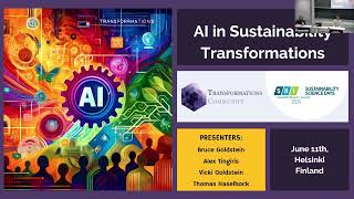 AI for Sustainability - The Transformations Community Chatbot Initiative