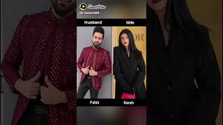 Pakistani celebrities real life husband wife #ayezakhan # #wahajali #danishtamoor