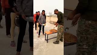 Army Training Breakfast | Guru'Ji | 😊 #shorts #breakfast #shortvideo