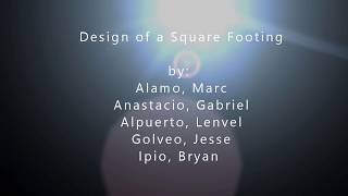 Design of a Square Footing