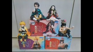 Demon Slayer Unboxing SEGA Premium Perching Figure Nezuko, Zenitsu and Inosuke