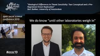 OSSC19: Bert Bakker | Ideological Differences in Threat Sensitivity