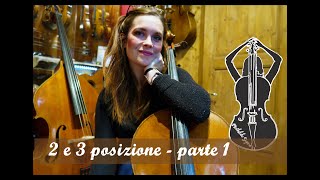 Lezione violoncello XVIII - parte 1 - La seconda posizione