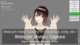 Hand Tracking With Only Webcam on VSeeFace! - VMC Protocol is supported on Webcam Motion Capture