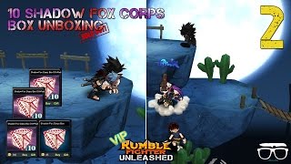 Unboxing 10 Shadow Fox Corps Boxes (Rumble Fighter Unleashed)