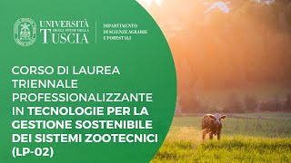 🐄 PRESENTAZIONE CORSO DI LAUREA PROFESSIONALIZZANTE TECZOO (LP-02)