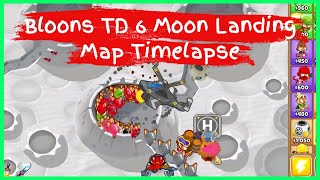 Bloons TD 6 Moon Landing Map Timelapse