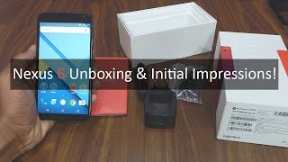 Nexus 6 Unboxing / First Boot & Initial Impressions! [Indian Retail Unit ]