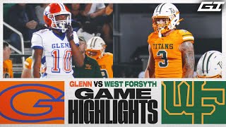 Glenn vs West Forsyth | Central Piedmont Conference Nail-biter | NCHSAA Fall FB 2021