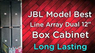 JBL Model Line Array Dual 12" Box Cabinet Design Bengali | New Cabinet | Assemble | Sell