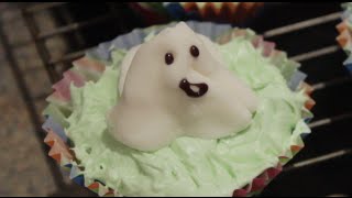 Halloween Ghost Cupcakes | Elliemediatv