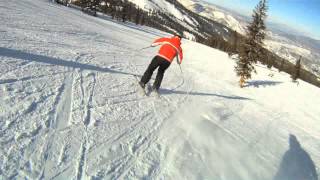 skiing downhill point of view (POV)