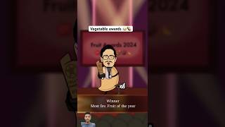 Vegetable and fruits award ceremony 🤣🤣😅 #shorts #viral #trending #ytshorts #shortvideo #comedy