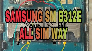 SAMSUNG SM B 312 E INSERT SIM JUMPER WAY.SAMSUNG  B312E INSERT SIM KAISE THIK KARE.JUMPER SOLUTION