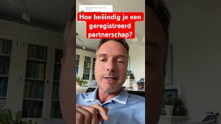 Geregistreerd partnerschap beëindigen, hoe gaat dat? #scheiden #echtscheiding #mediation #scheiding