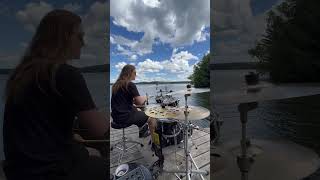 Fool in the Rain Bonham/Zeppelin groove on the dock! #drums #johnbonham #ledzeppelin #drumgroove