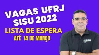 UFRJ DISPONIBILIZA VAGAS PARA A 1ª LISTA DE ESPERA  DO SISU 2022!!!!  PRÉ MATRÍCULA COMEÇA HOJE !!!!