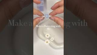 DIY Beaded Cute Daisy Ring 🌼#diy #handmade #craft #craftidea #handmadejewelleryidea #tutorial