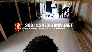 Inskjutning utbytta rödpunktssikten och kompetensskytte