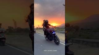 Love song 😍 romantic Couple's bike ride whatsapp status||#short#love #status#bike#viral #ytshorts