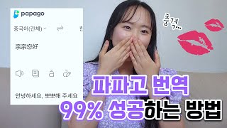 파파고 번역 실패없이 하는 방법 (타오바오 판매자 말 정확하게 해석하기, 오번역되는 단어)