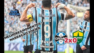 GRÊMIO 2x0 Cuiabá | Brasileirão 2023 | Vitória e show do Suarez