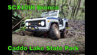 Exploring Caddo Lake With The Axial Scx10iii Bronco.