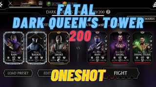 Fatal Dark Queens Tower 200 | Using Team Soaked & Horse Stance Bug