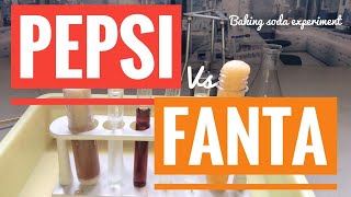 Pepsi vs Fanta | Baking Soda Experiment | Soft drinks challenge