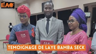 EAO 59ième Promo Témoignage de Laye Bamba SECK