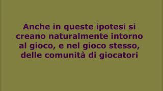 Le comunità in rete – Comunità virtuali - Comunità on line – Forum – Le discussioni, THREAD – GIOCHI