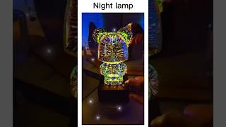 ✨ Cool Teddy Bear Night Lamp ✨ #lamp #foryou #room #light