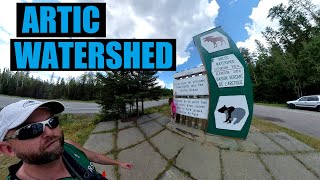 Lelanders visits the Artic Watershed