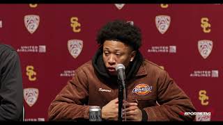 UCLA Bruins @ USC Trojans Boogie Ellis Post- Game Interview #usctrojans #boogieellis