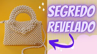 Como fazer bolsa de miçanga - passo a passo completo - beaded bag