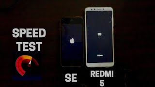 iPhone SE vs Xiaomi Redmi 5 Speed Test