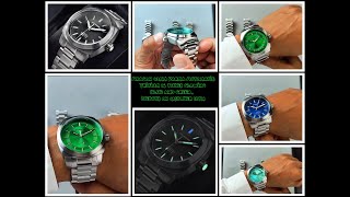 Aragon 43mm Parma Automatic Tritium 16 tubes glow in blue and green Debuts on October 12th