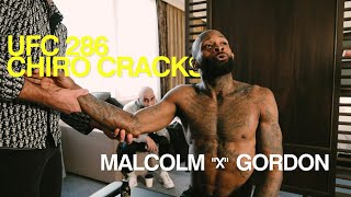 Chiro Adjustment with Malcolm X Gordon | UFC 286 London