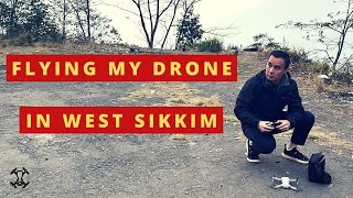 Flying Drone in West Sikkim | Beautiful view