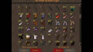 My runescape bank