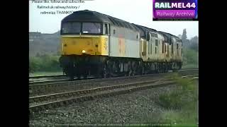 British Railway archive VHS footage film at Moorthorpe 1993. Class 47, Class 37, Class 31, Class 60.