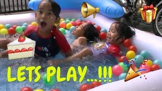 Mainan Anak Mandi Bola ✿ Baby Swimming Pool ✿ Baby Flow ✿ Warna Warni ✿ Perang Bola