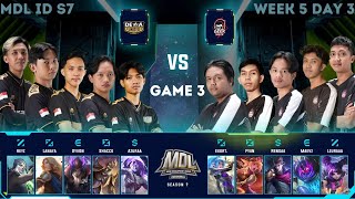 Geek Slate Jr vs Dewa United GAME 3 | MDL ID S7 Week 5 Day 3 | Regular Season