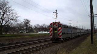 BNSF Chicago Subdivision Railfanning 12/4/11