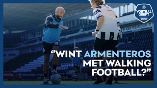 Samuel ARMENTEROS ⚫️⚪️ traint mee met de dames van Heracles Walking Football ⭐️ | #voetbalgeeft