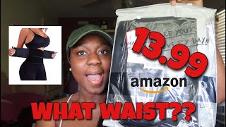 AFFORDABLE WAIST TRAINER UNBOXING & TRY ON ( AMAZON BEST SELLER ) | Jay Shant’e