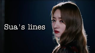 Every dreamcatcher title track except it's only sua's lines