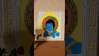 DIY wall decoration idea|Krishna|Clay work # youtubeshorts #shortsvideo #youtubeshortsvideo #clayart